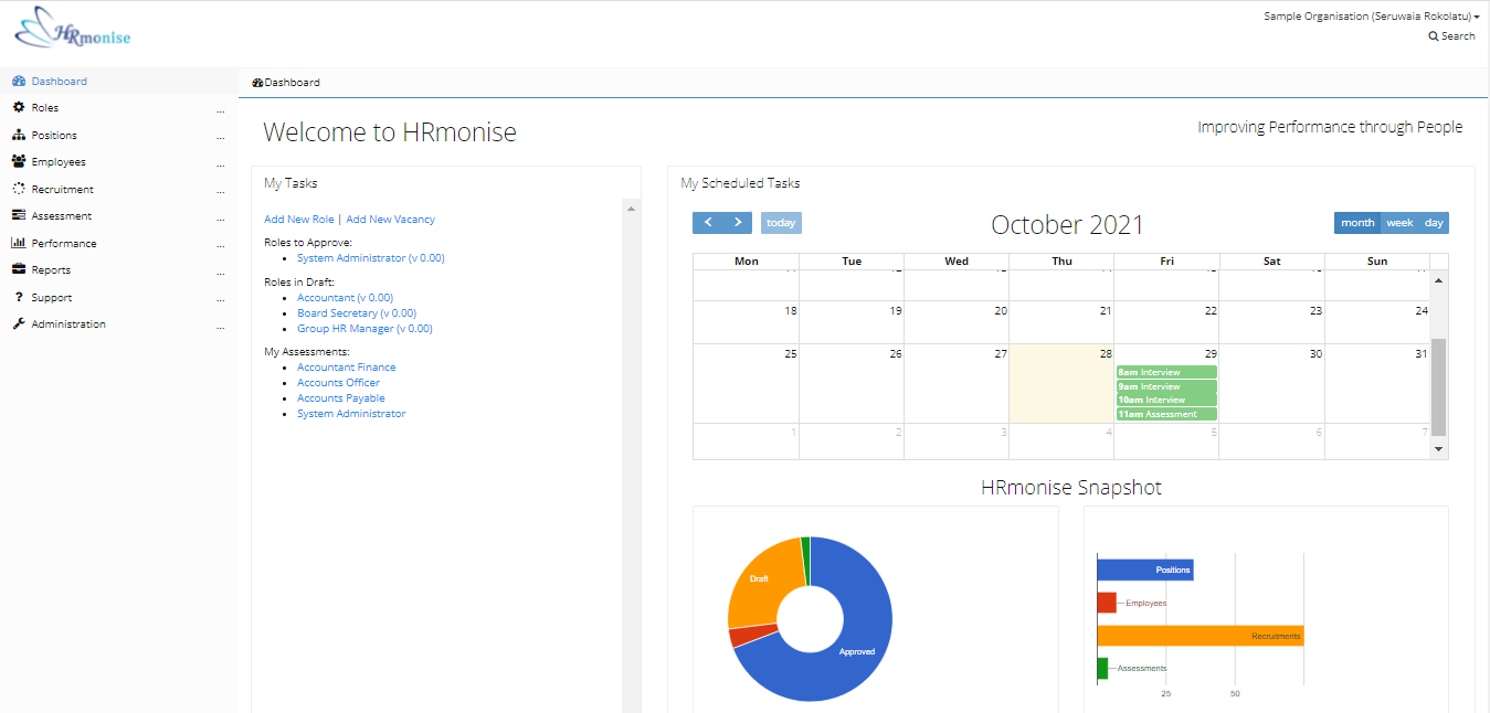 Monisce HRmonise – Human Capital Saas